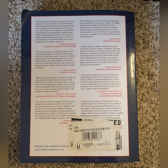 Organic Chemistry Study Guide and Solutions - Picture 2 of 6